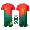 Baby Fußballbekleidung Portugal Joao Cancelo #20 Heimtrikot WM 2022 Kurzarm (+ kurze hosen)